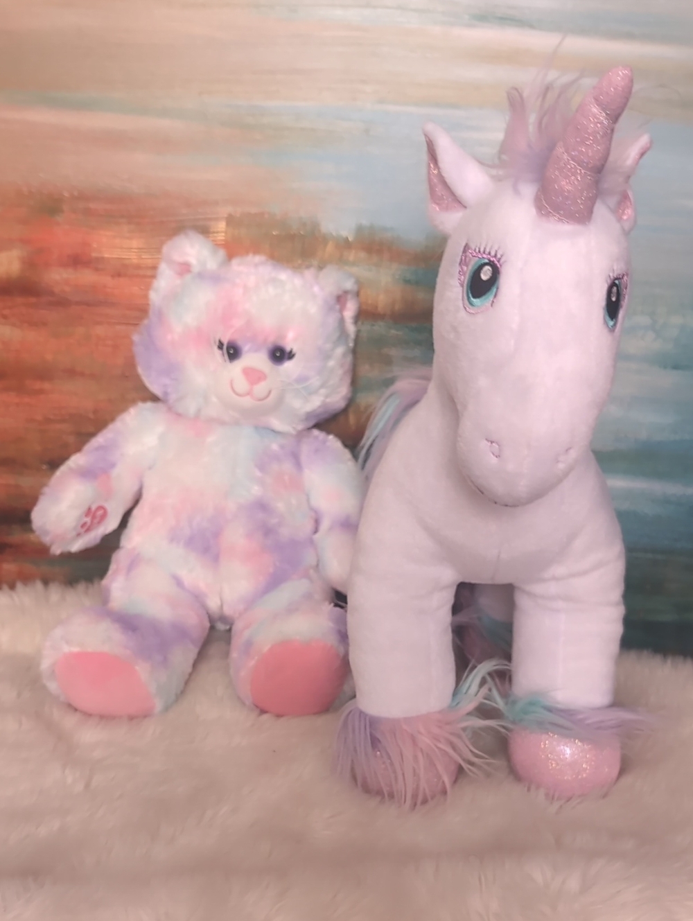 Build A Bear Plush Unicorn Stuffed Animal - Kitty Plush